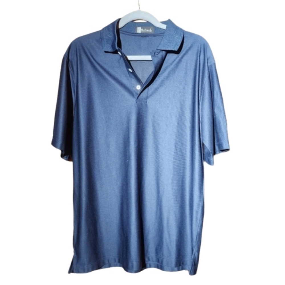 Hartwell Blue Polo Ative Golf Shirt Size M
